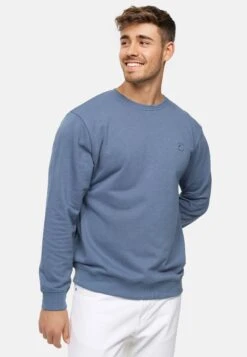 Indicode Jeans Holt - Sweater - China Blue -Indicode Jeans Verkoop 170bc376652d409bb7bf878458df348c