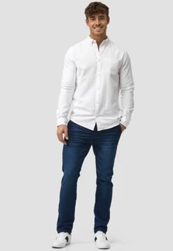 Indicode Jeans Langarm Kepner - Overhemd - Offwhite 4 Indicode Jeans Langarm Kepner - Overhemd - Offwhite -Indicode Jeans Verkoop 172d7bb156a843a786fe1c7dd1592976