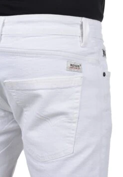 Indicode Jeans Idhallow - Jeansshort - Off-White -Indicode Jeans Verkoop 17364074255d449db0dfb9c850fddf0b