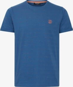 Indicode Jeans T-shirts Shirt Gabrix Heren Hemelsblauw