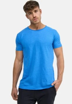 Indicode Jeans Wilbur - T-Shirt Print - Blau
