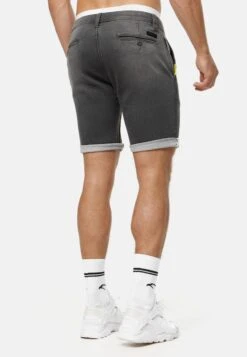 Indicode Jeans Denim Shorts Regular Broek Azibo Heren Grijs -Indicode Jeans Verkoop 188a70b0b9b53196118db1cc98f4d0b6