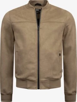 Indicode Jeans Leren Jassen Tussenjas Ibon Heren Beige