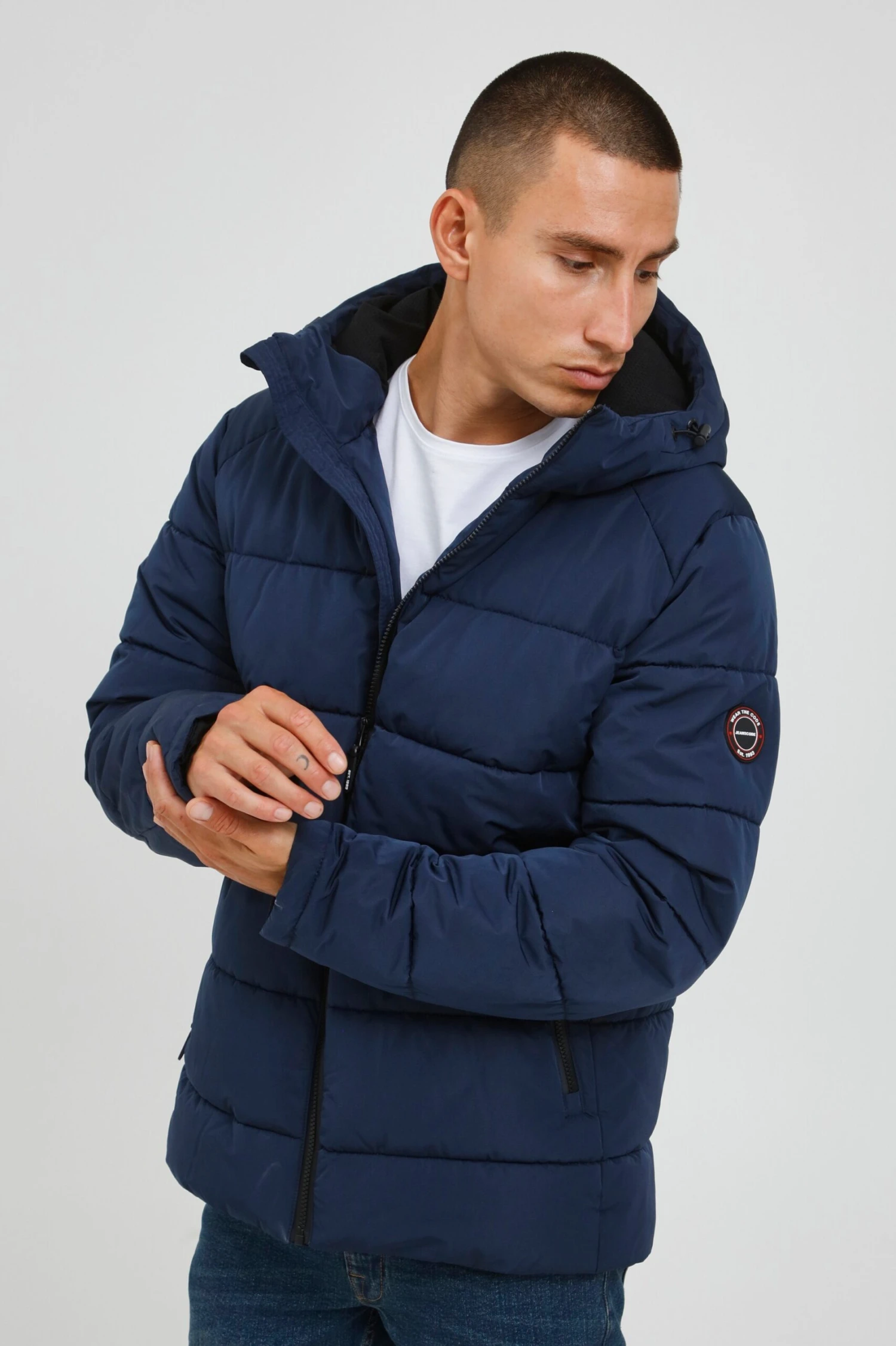 Indicode Jeans Winterjassen Winterjas Herschel Heren Navy 2 Indicode Jeans Winterjassen Winterjas Herschel Heren Navy - Image 2