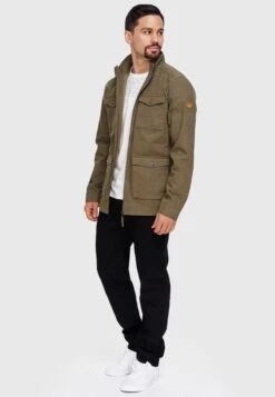 Indicode Jeans Tussenjassen Tussenjas Blackburn Heren Kaki -Indicode Jeans Verkoop 1b32ac885c7d37f00381c54d7d79cae6