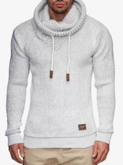 Indicode Jeans Coltruien Trui Keshawn Heren Wit -Indicode Jeans Verkoop 1b99f3c31a6857f1fca441d4a40c1e53