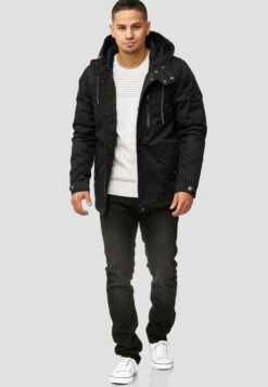Indicode Jeans Winterjassen Winterjas Elmhurts Heren Zwart -Indicode Jeans Verkoop 1d033ef73e0c53c1c1e78be71fb90e5c
