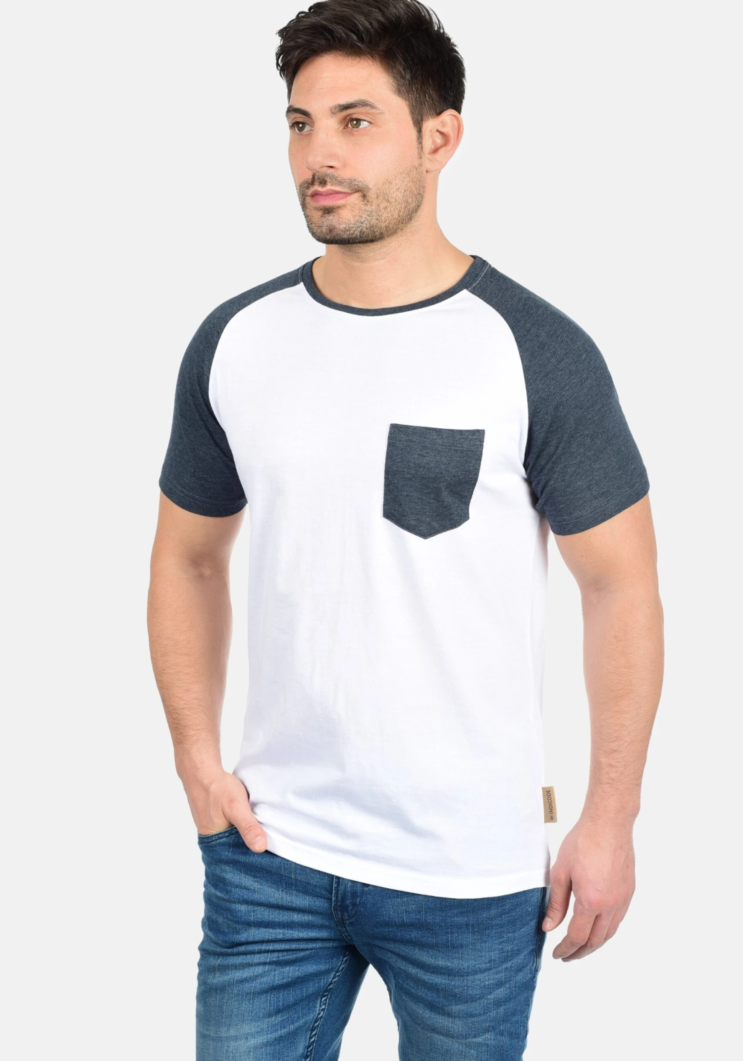 Indicode Jeans T-shirts Shirt Gresham Heren Wit 2 Indicode Jeans T-shirts Shirt Gresham Heren Wit - Image 2