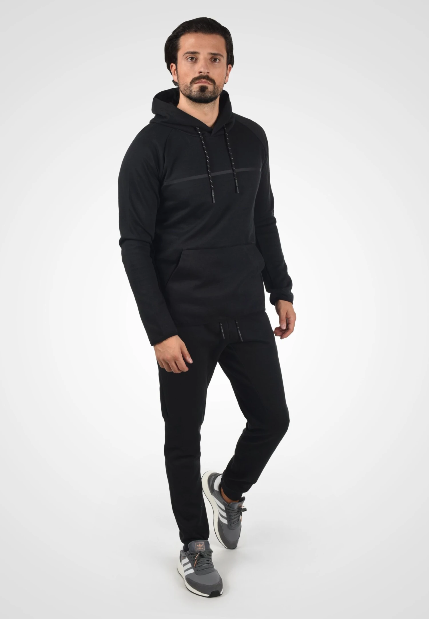 Indicode Jeans Idnanticoke - Hoodie - Black 2 Indicode Jeans Idnanticoke - Hoodie - Black - Image 2