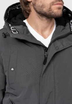 Indicode Jeans Winterjassen Winterjas Albany Heren Grijs -Indicode Jeans Verkoop 1e5c5263fcf297f868d8be76221590ff