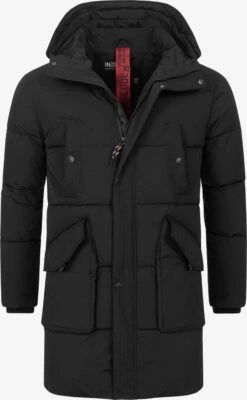 Indicode Jeans Winterjassen Winterjas Dexter Heren Zwart