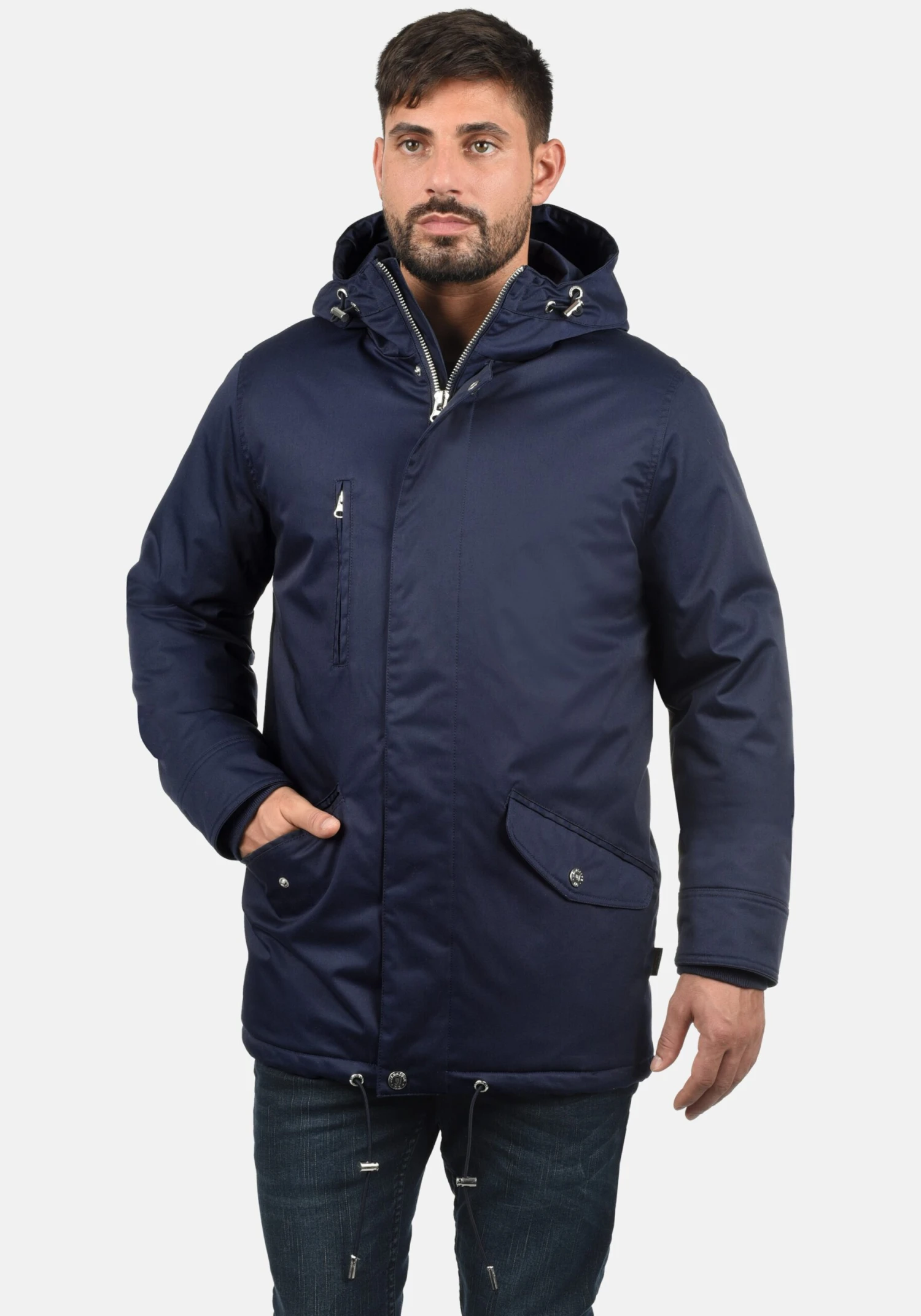 Indicode Jeans Parkas Winterparka Vancouver Heren Blauw / Navy / Donkerblauw 2 Indicode Jeans Parkas Winterparka Vancouver Heren Blauw / Navy / Donkerblauw - Image 2