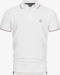 Indicode Jeans Polos Shirt Wallo Heren Wit