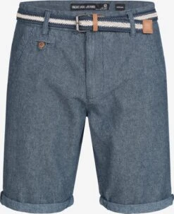 Indicode Jeans Chino Shorts Regular Chino Cuba Heren Kobaltblauw