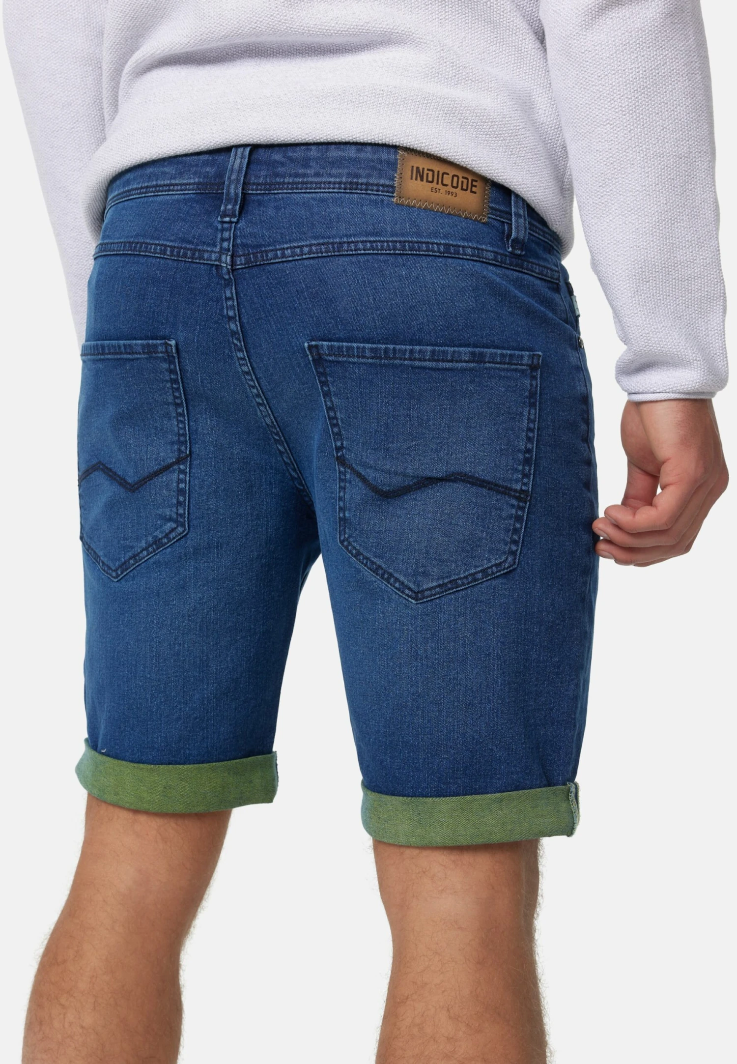 Indicode Jeans Denim Shorts Regular Jeans Zalento Heren Blauw 6 Indicode Jeans Denim Shorts Regular Jeans Zalento Heren Blauw - Image 6