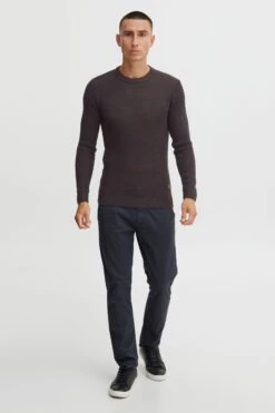 Indicode Jeans Crewneck Truien Trui Idvalerio Heren Navy / Bruin -Indicode Jeans Verkoop 21089f147afab7c97ede48dbbe619c38