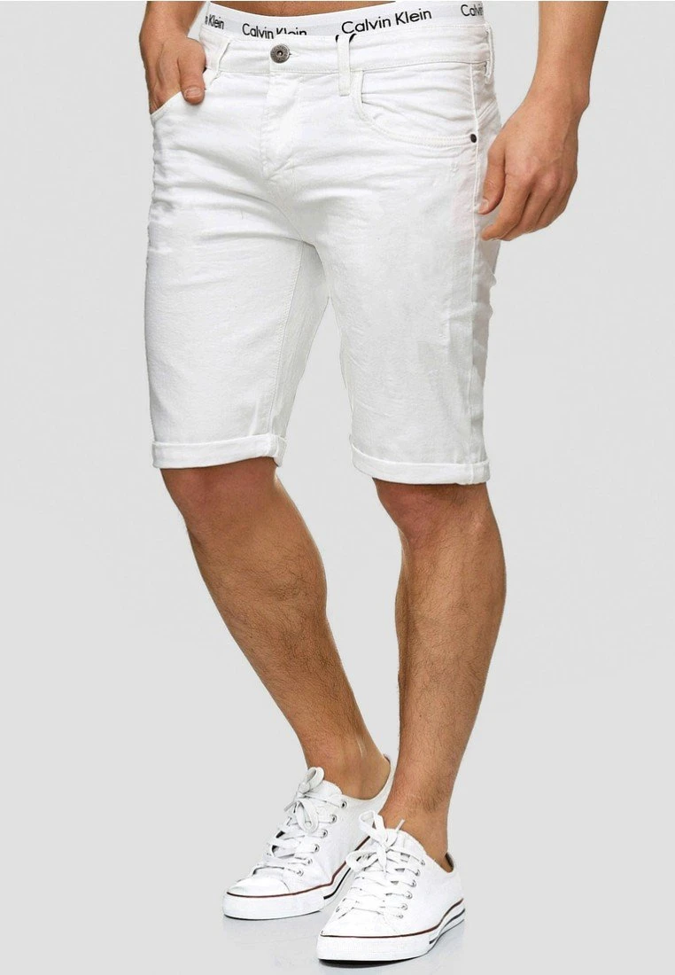 Indicode Jeans Cuba Caden - Jeansshort - Offwhite 1 Indicode Jeans Cuba Caden - Jeansshort - Offwhite