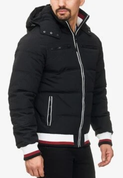 Indicode Jeans Winterjassen Winterjas Marlon Heren Zwart -Indicode Jeans Verkoop 2243e972d73c95d6468d44630e828205