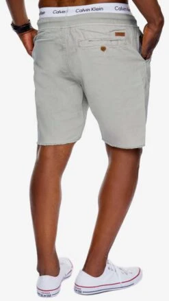 Indicode Jeans Chino Shorts Loosefit Chino Carver Heren Lichtgrijs -Indicode Jeans Verkoop 22723df88919606b1ec9e882a7a2bcdb