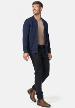 Indicode Jeans Vesten Gebreid Vest Marwan Heren Blauw -Indicode Jeans Verkoop 238a447631f8cf6ccb12c1b0612b7f61