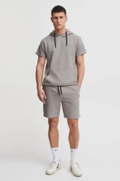 Indicode Jeans Sweat Shorts Regular Broek Nilsson Heren Stone Grey -Indicode Jeans Verkoop 239a7a04a514bc36841f487951f11d97