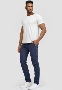 Indicode Jeans Chinos Regular Chino Spence Heren Blauw -Indicode Jeans Verkoop 2424d90df0a102d3d0b9bdf8a226cde0