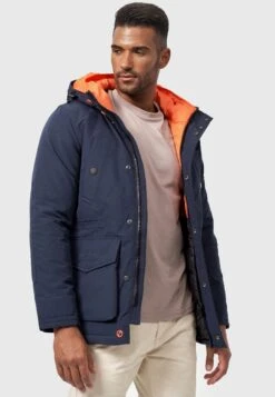 Indicode Jeans Waters - Parka - Navy -Indicode Jeans Verkoop 24987cdb401940929b2fa258342c6a88