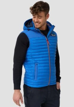 Indicode Jeans Bodywarmers Bodywarmer Leach Heren Blauw -Indicode Jeans Verkoop 24fc5a52c5b08eaf48515ff83ee8278e