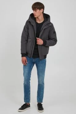 Indicode Jeans Donsjassen Winterjas Heren Grijs -Indicode Jeans Verkoop 250edba26a9e20fe2788d0c00615223b