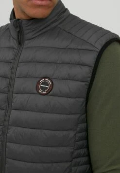 Indicode Jeans Iddavide - Bodywarmer - Dark Grey -Indicode Jeans Verkoop 255e64e5e61e4ffdb99a7c1c6cf67f92