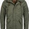 Indicode Jeans Parkas Winterparka Bardsley Heren Kaki