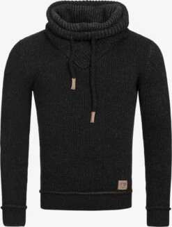 Indicode Jeans Coltruien Trui Keshawn Heren Zwart