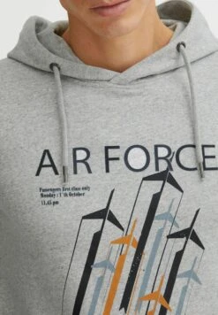 Indicode Jeans Idforzo - Hoodie - Light Grey Mix -Indicode Jeans Verkoop 2838456d095b49f181b147827f5e01d5