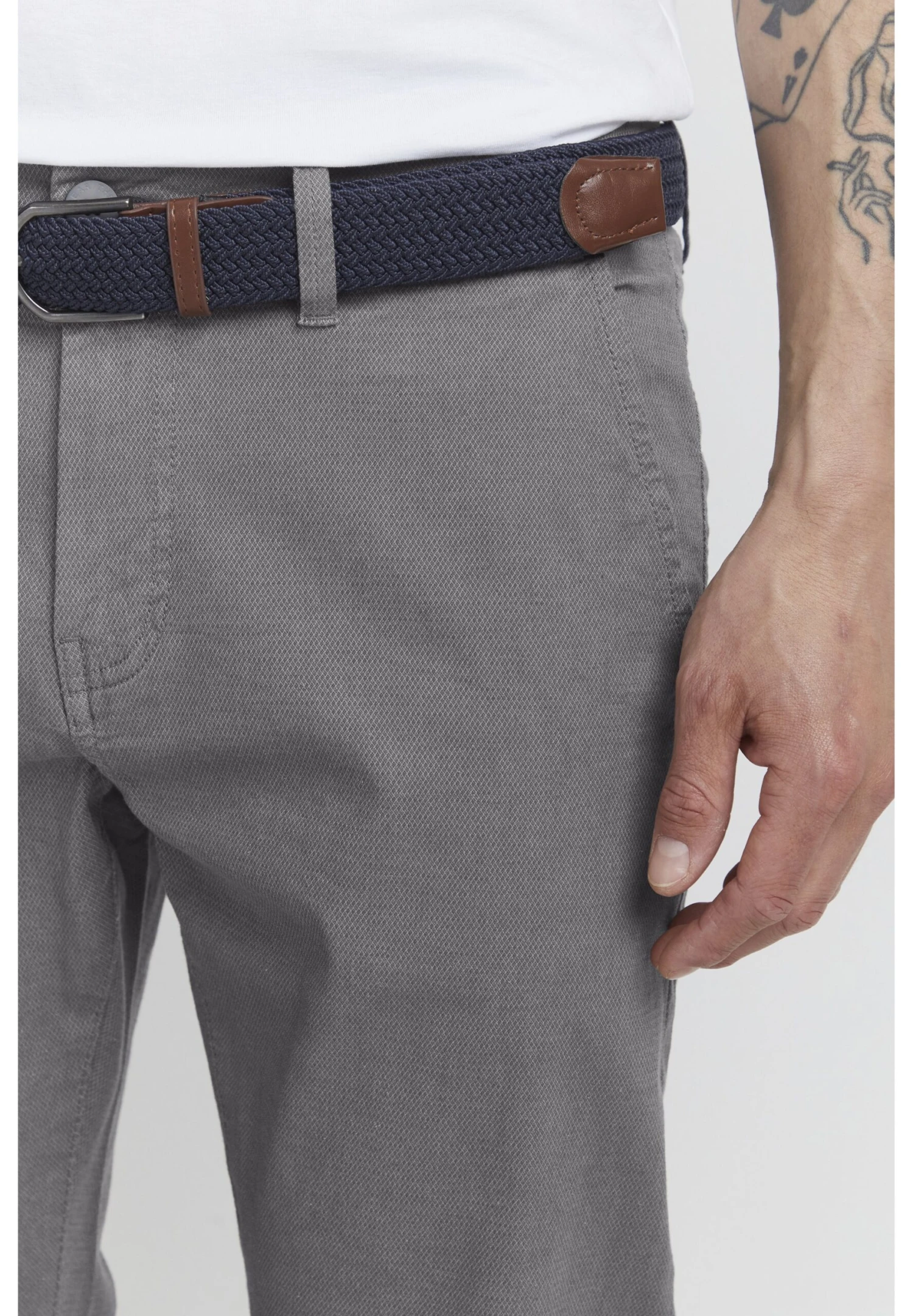 Indicode Jeans Chino - Light Grey 4 Indicode Jeans Chino - Light Grey - Image 4