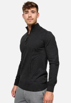 Indicode Jeans Gore - Trui - Charcoal Mix -Indicode Jeans Verkoop 28e2c9bdd63845c1a17e228dc0a76c9f