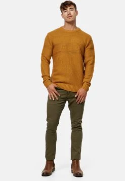 Indicode Jeans Crewneck Truien Trui Mirek Heren Oranje -Indicode Jeans Verkoop 2a1e78a74ff166a2c9bffdfe135096a1