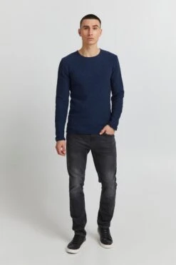 Indicode Jeans Crewneck Truien Trui Corto Heren Navy -Indicode Jeans Verkoop 2a23e389808822f894c32a1fb425b6b2