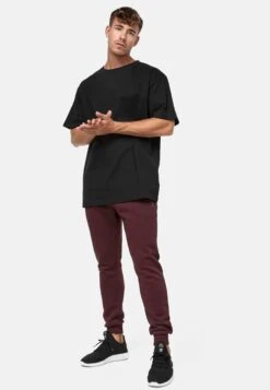 Indicode Jeans Sweatpants Tapered Broek Alejandra Heren Bordeaux -Indicode Jeans Verkoop 2a64695ab0a39d3cdf78e2e44d5c546a