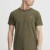 Indicode Jeans Gabrix- T-Shirt Print - Army