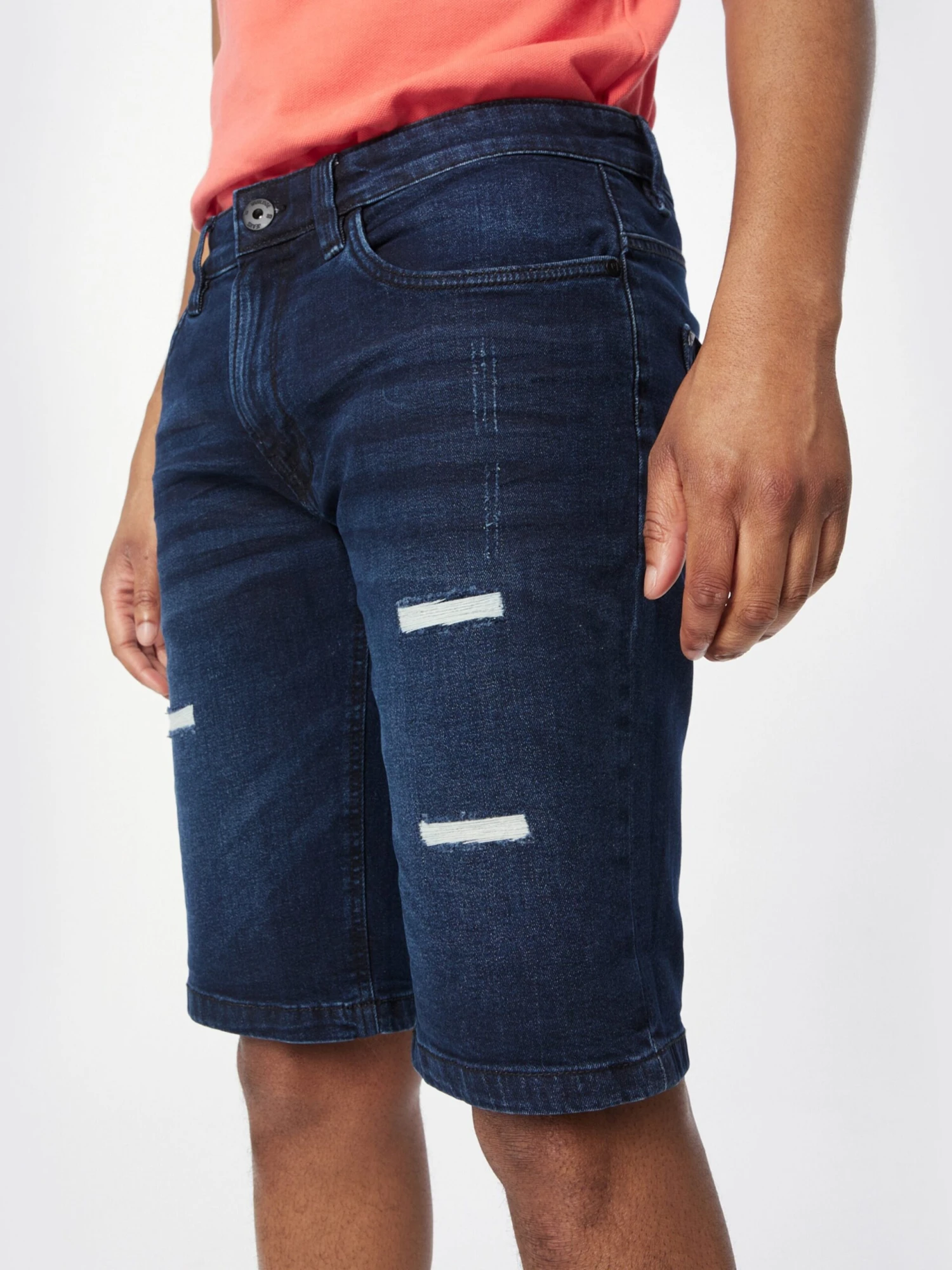 Indicode Jeans Denim Shorts Regular Jeans Kaden Holes Heren Donkerblauw 2 Indicode Jeans Denim Shorts Regular Jeans Kaden Holes Heren Donkerblauw - Image 2