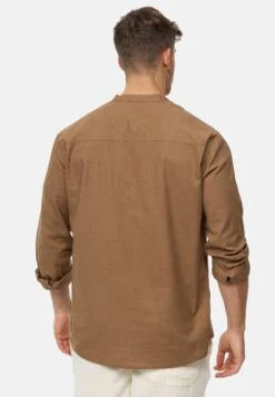 Indicode Jeans Langarm Waylon - Overhemd - Otter -Indicode Jeans Verkoop 2b24e912770b4c40a7a74e355c2a139a