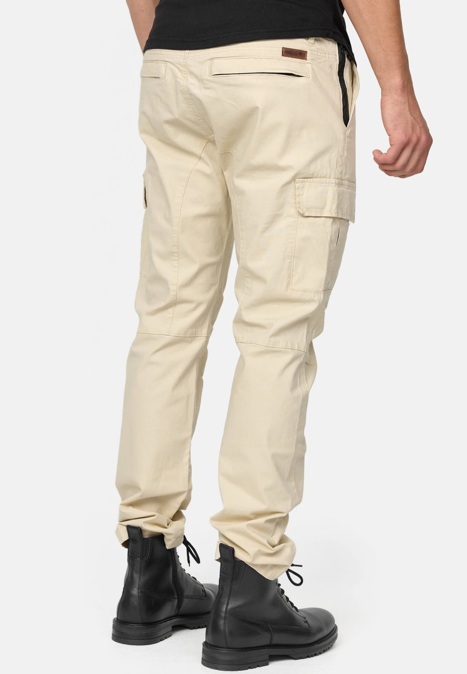 Indicode Jeans Cargobroek - Beige 3 Indicode Jeans Cargobroek - Beige - Image 3