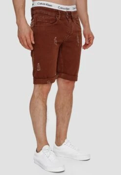 Indicode Jeans Denim Shorts Regular Jeans Page Heren Donkerrood -Indicode Jeans Verkoop 2c57519f3713a639bc1d5fface40d8a1