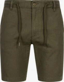 Indicode Jeans Shorts Regular Broek Caro Heren Kaki