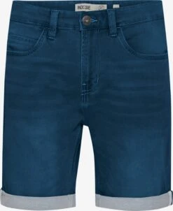 Indicode Jeans Denim Shorts Regular Jeans Heren Donkerblauw