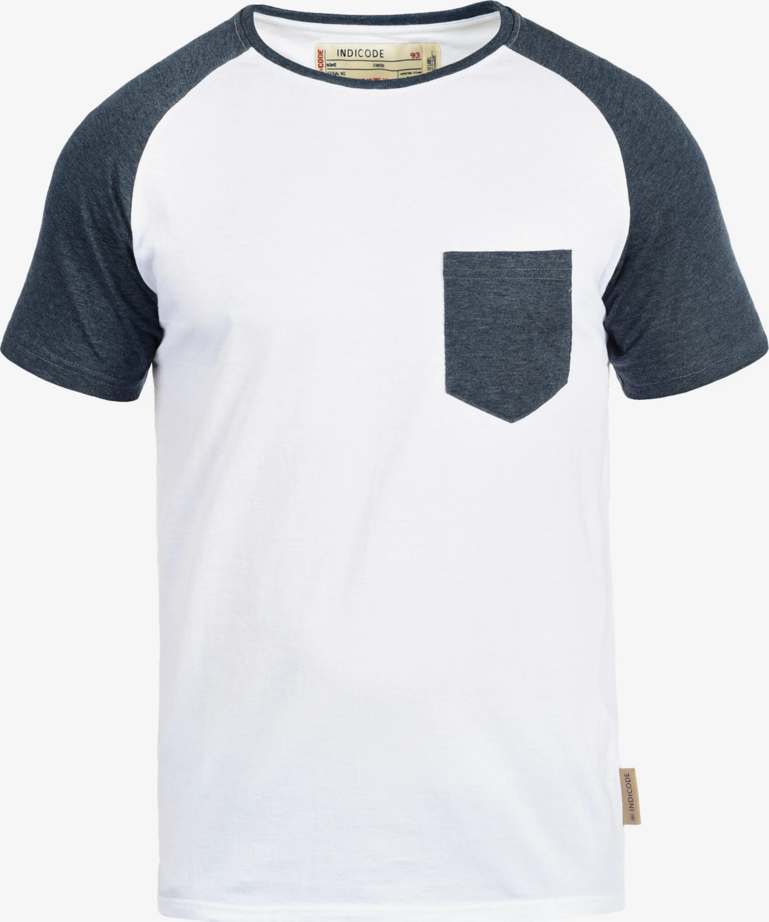 Indicode Jeans T-shirts Shirt Gresham Heren Wit 1 Indicode Jeans T-shirts Shirt Gresham Heren Wit