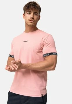 Indicode Jeans T-shirts Shirt Lutzy Heren Pink -Indicode Jeans Verkoop 2d64c8173f309ab4bbec577229c86d41