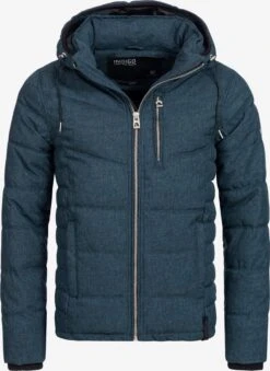 Indicode Jeans Winterjassen Winterjas Circus Heren Enziaan