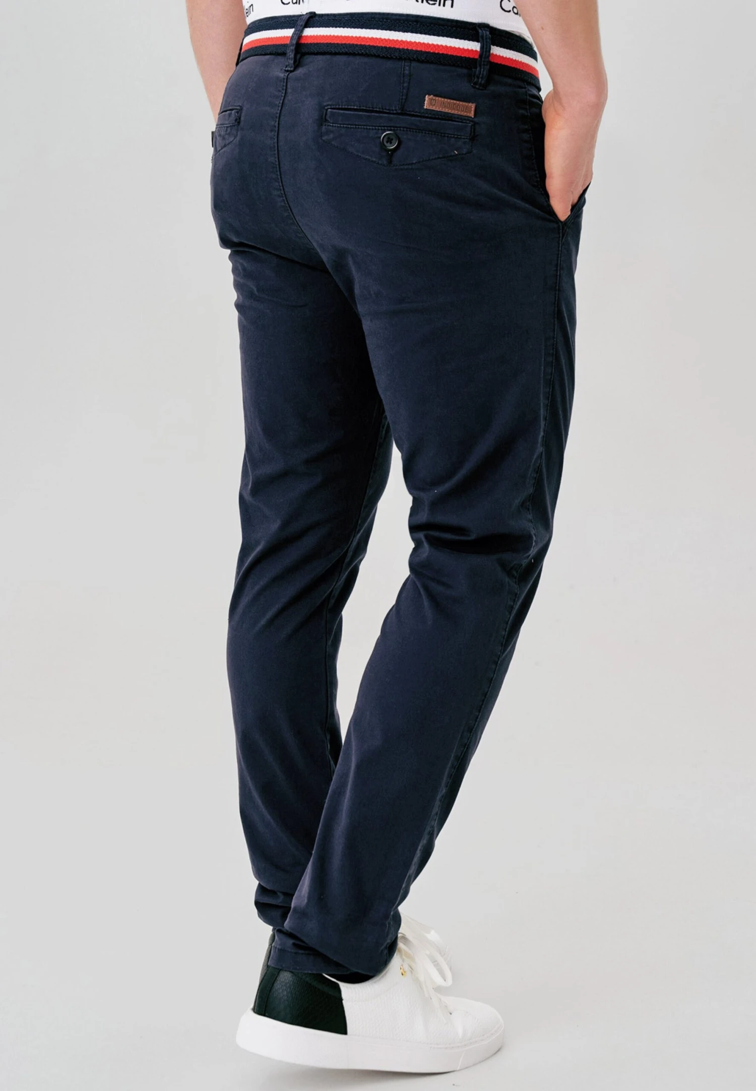 Indicode Jeans Chinos Regular Chino Cherry Heren Donkerblauw 4 Indicode Jeans Chinos Regular Chino Cherry Heren Donkerblauw - Image 4