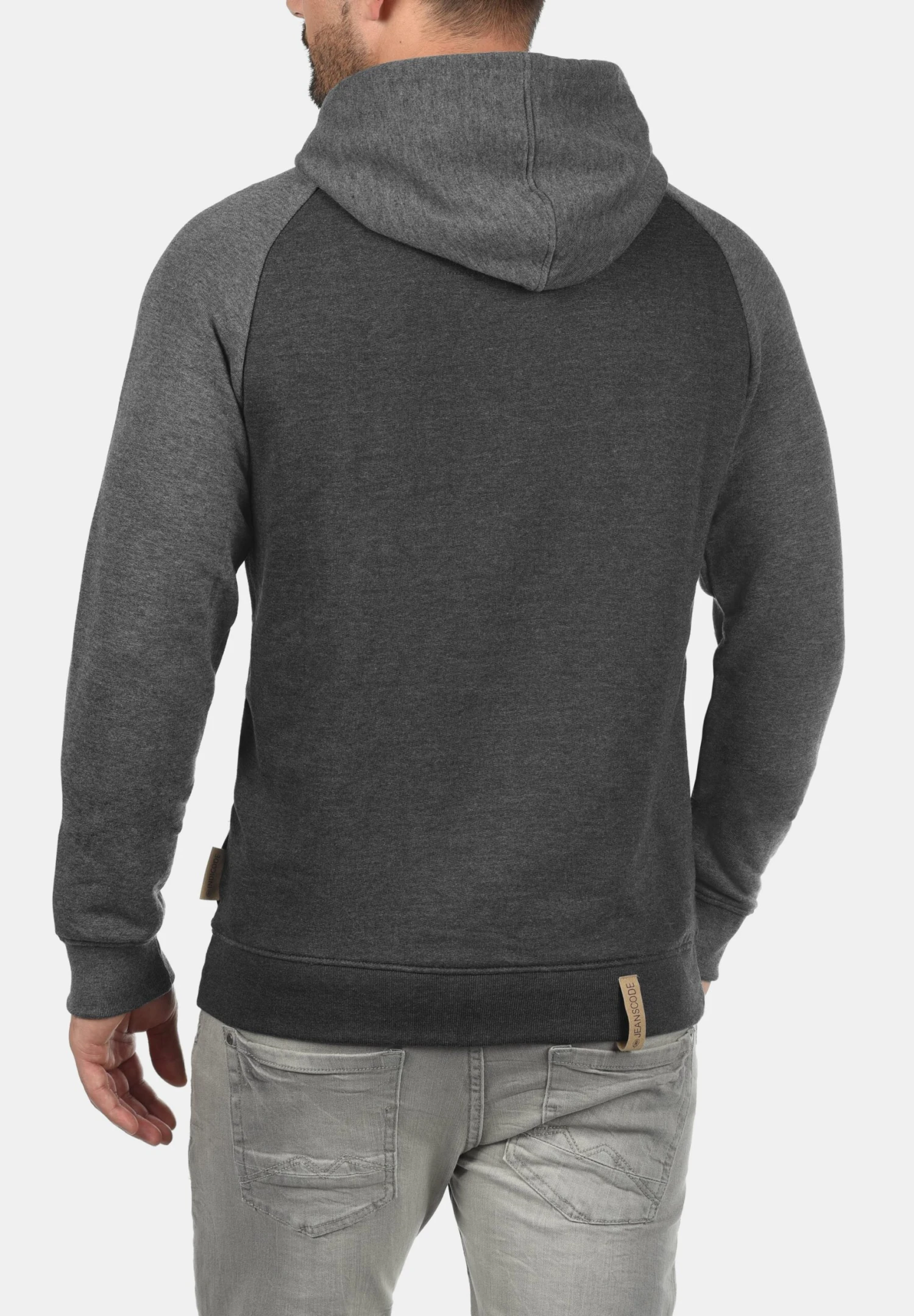 Indicode Jeans Elliot - Hoodie - Charcoal 2 Indicode Jeans Elliot - Hoodie - Charcoal - Image 2